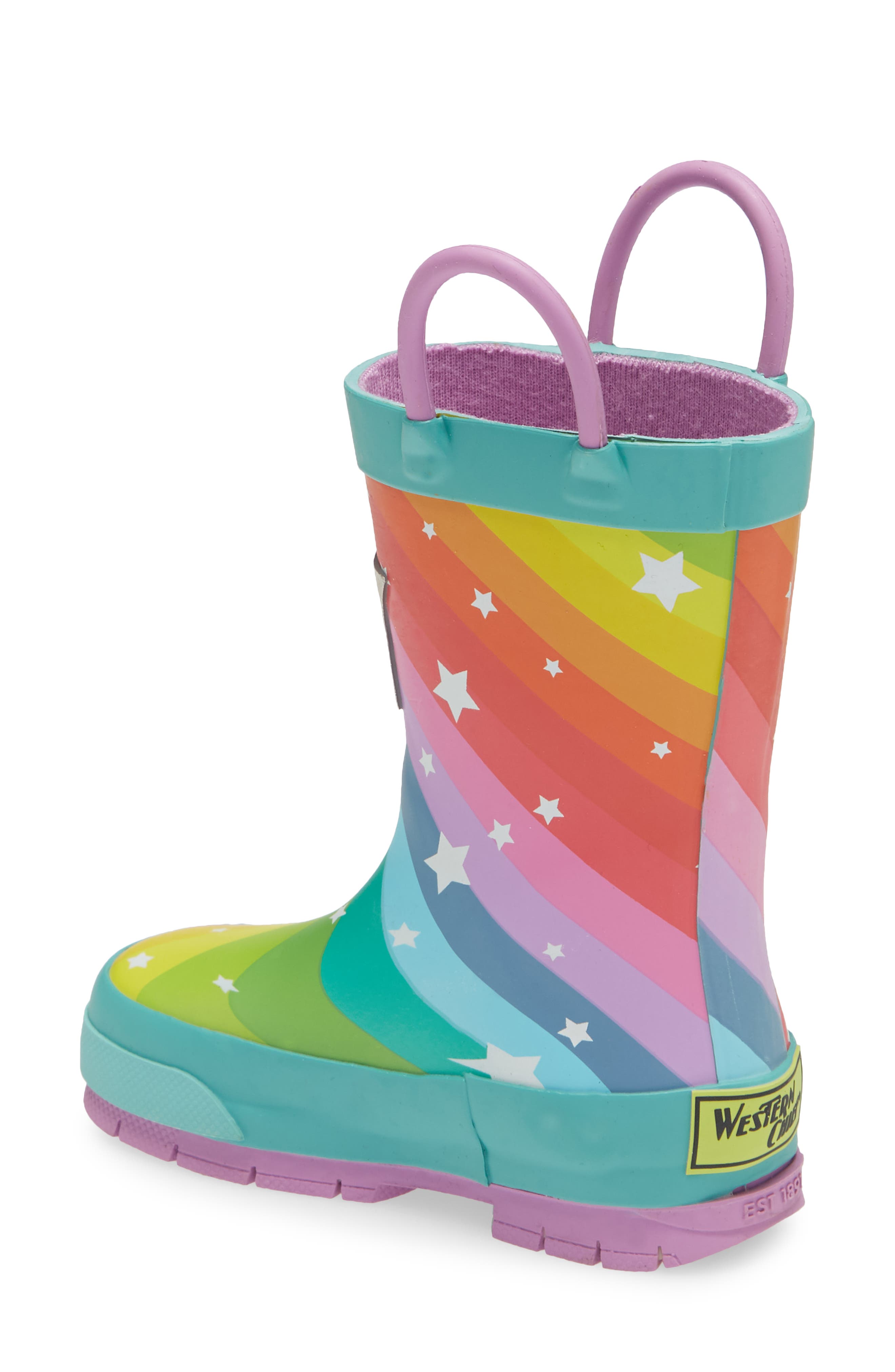 Western Chief Superstar Rain Boot, Alternate, color, Teal