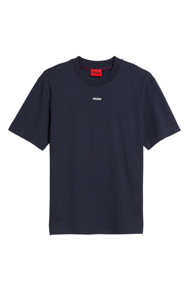 HUGO Dapolino Logo T-Shirt, Alternate, color, Dark Blue