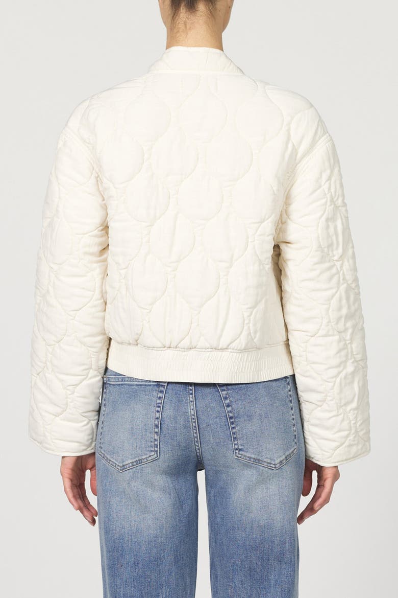 Maverick Zip Front Quilted Jacket, Alternate, color, Whitecap Grey