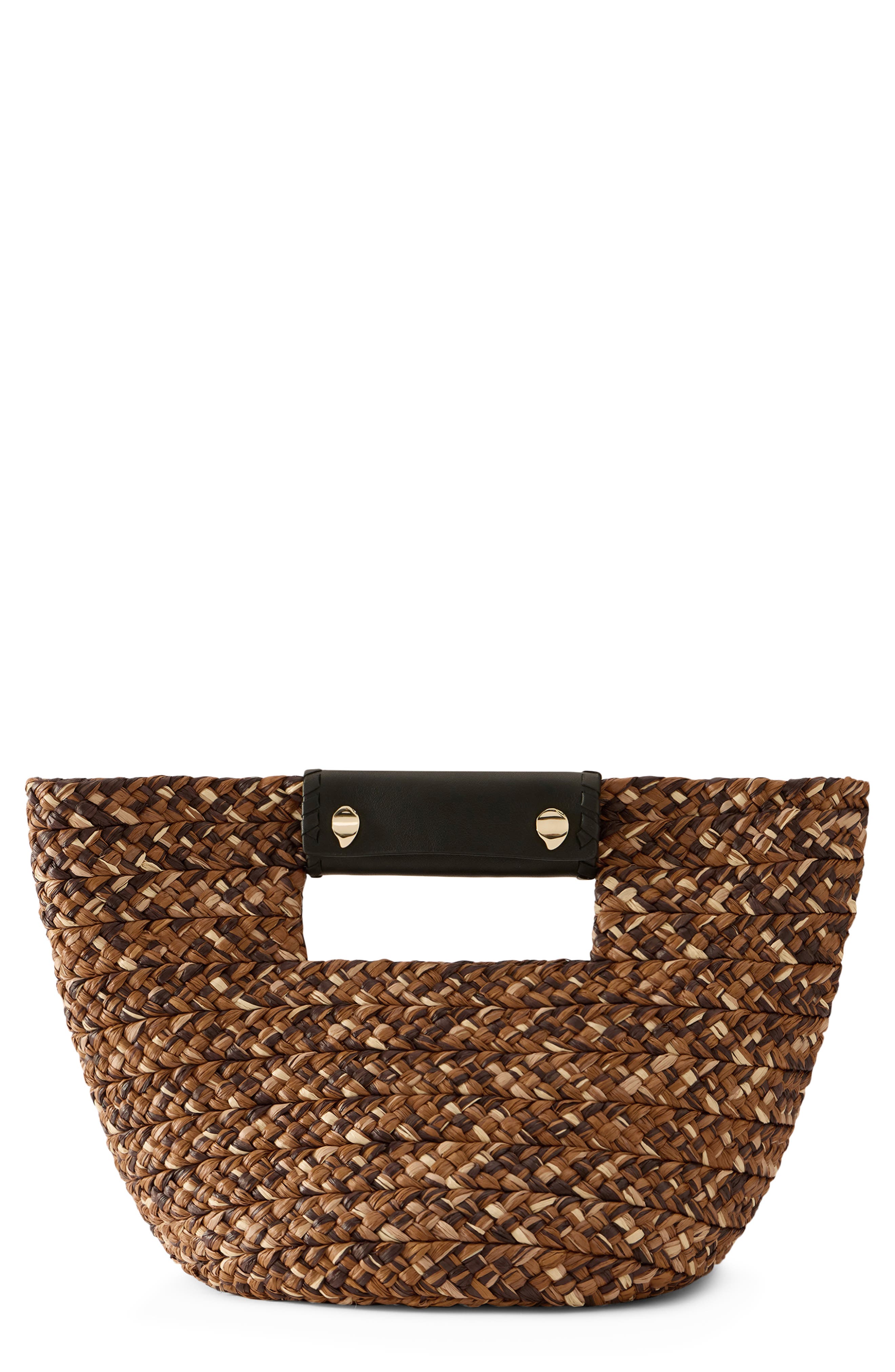 Helen Kaminski Mini Remi Braided Raffia Tote, Main, color, 