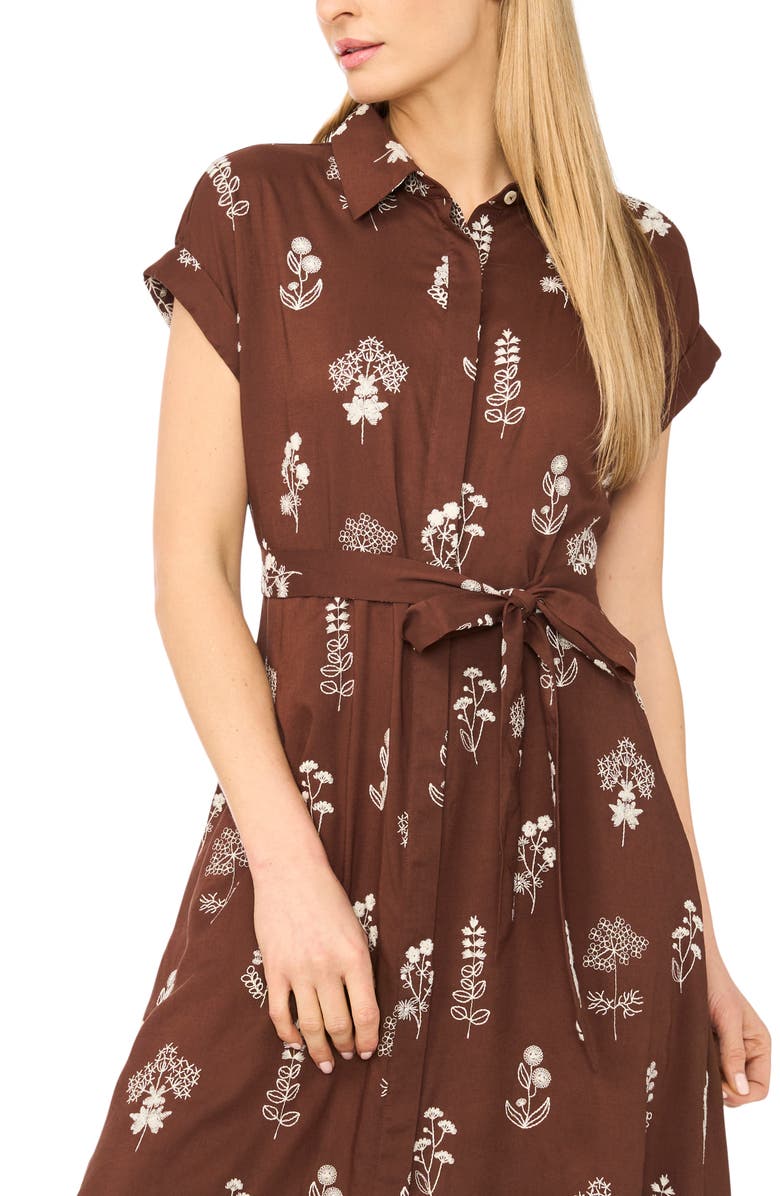 Ted Baker Brandi Tie Waist Midi Dress, Alternate, color,