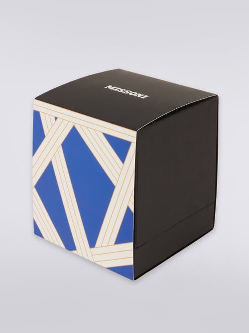 Missoni Home Nastri Scented Candle In White & Blue