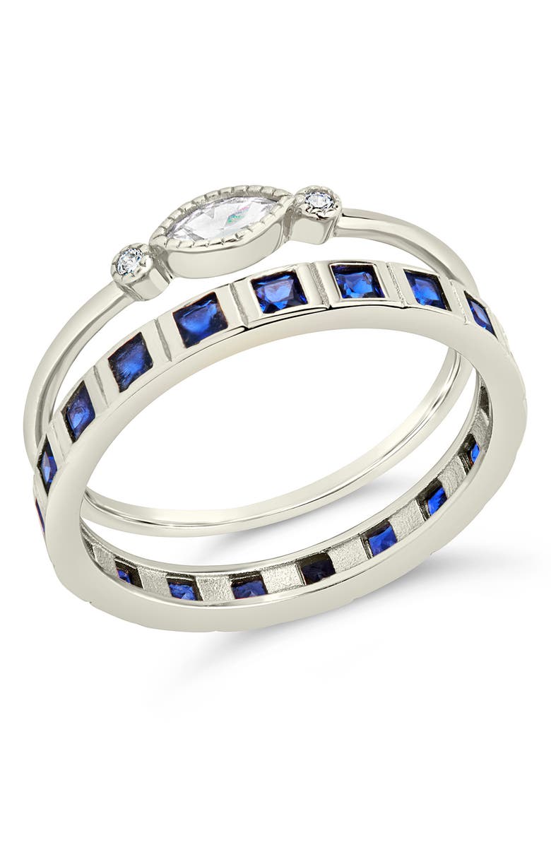 Sterling Forever CZ Stacking Ring Set | Nordstromrack