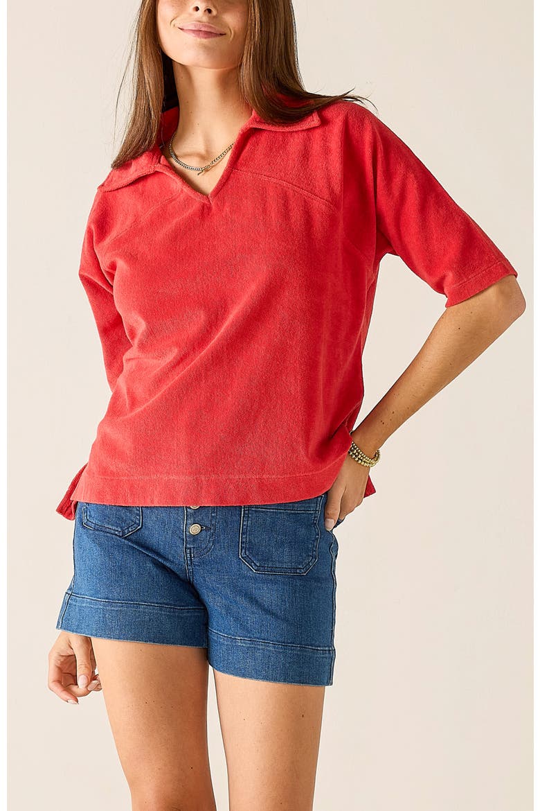 Beach Club Terry Top, Main, color, Sunkissed