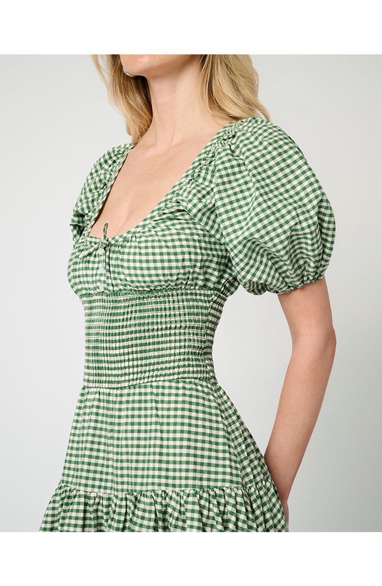 WeWoreWhat Smocked Waist Midi Dress, Alternate, color, 