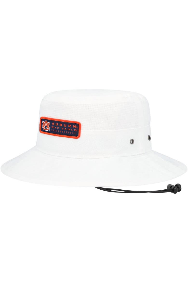 Men's Under Armour White Auburn Tigers Performance Boonie Bucket Hat, Main, color, White