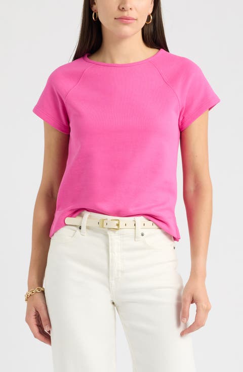 Short Sleeve Terry Sweatshirt