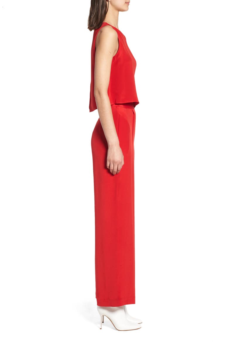 Urban Silky Top & Pants, Alternate, color, RED