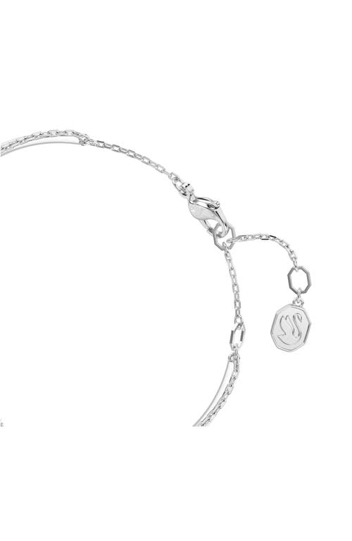 Swarovski Hyperbola Layered Bracelet In White