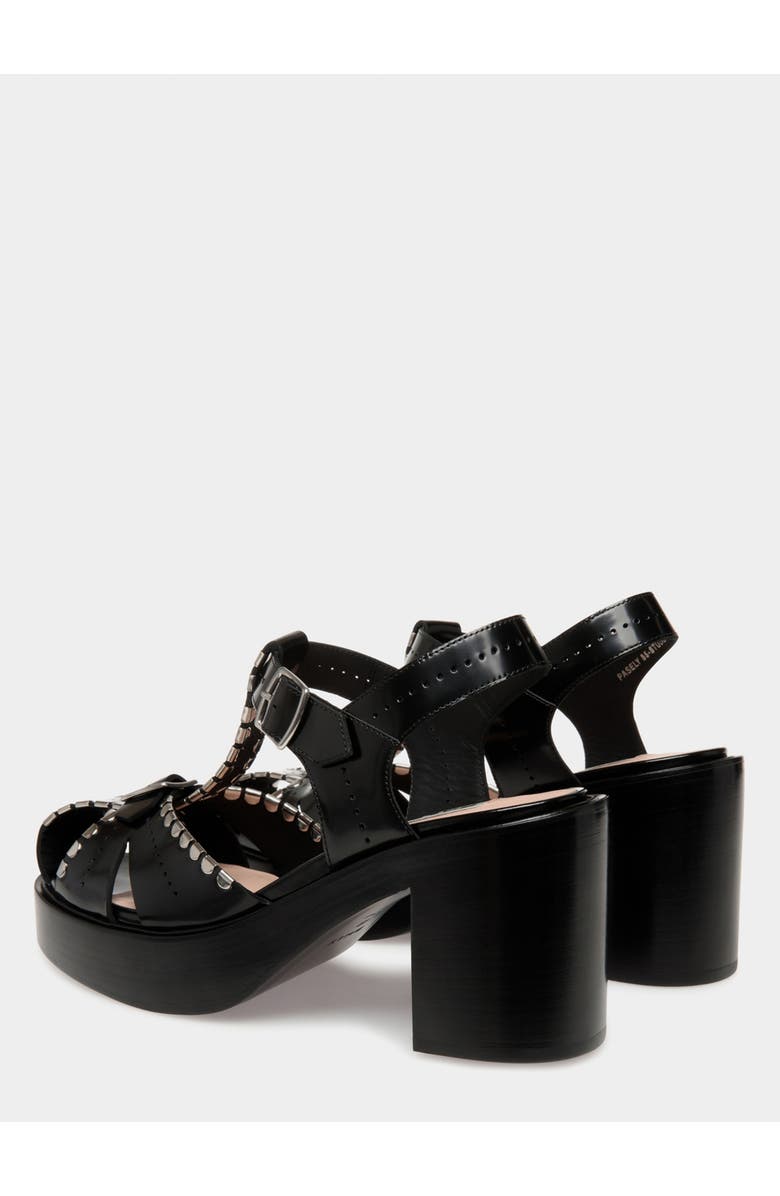 Bally Peggy Gut Sandal, Alternate, color, Black