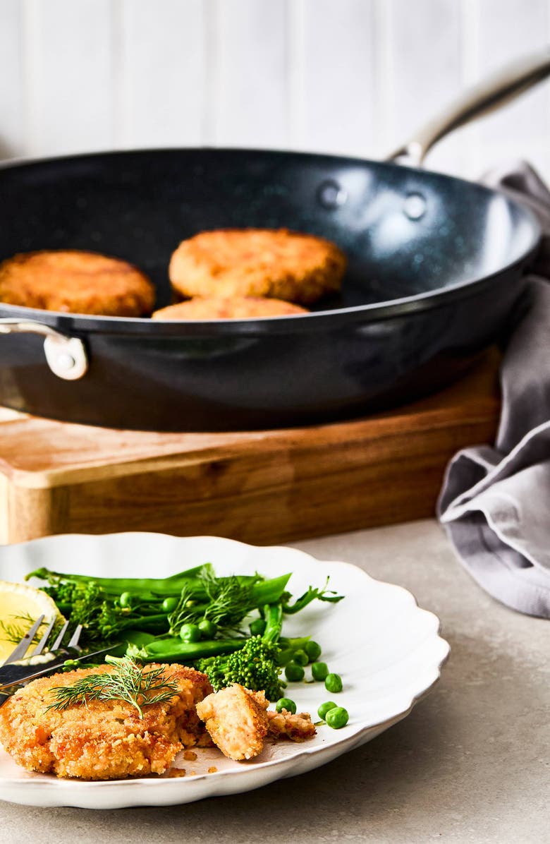 Cuisine::pro<sup>®</sup> GREEN STONE<sup>™</sup> 12.5" Frypan with Helper Handle, Alternate, color, Black