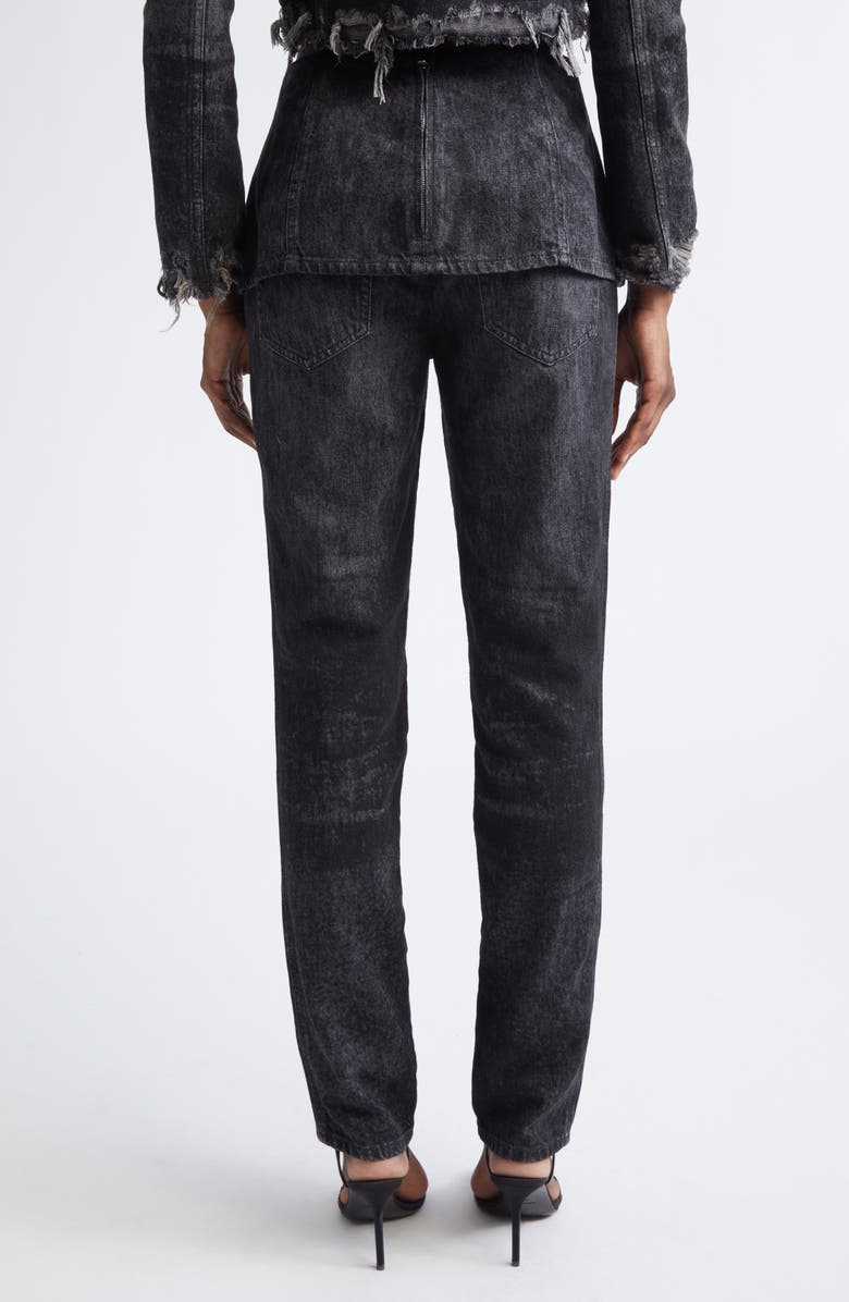 DIESEL<sup>®</sup> D-Hourjian Layered Cotton & Hemp Jeans, Alternate, color, Black/Denim