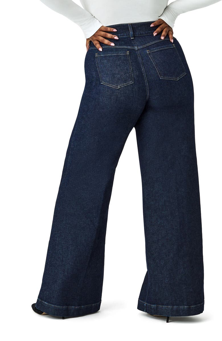 SPANX<sup>®</sup> Wide Leg Pull-On Jeans, Alternate, color, Raw Indigo Wash