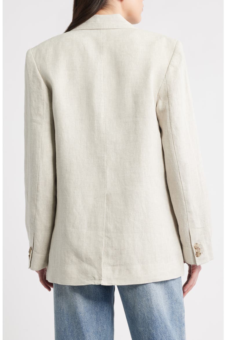Linen Blazer, Alternate, color, WHITE DUSTY LIGHT