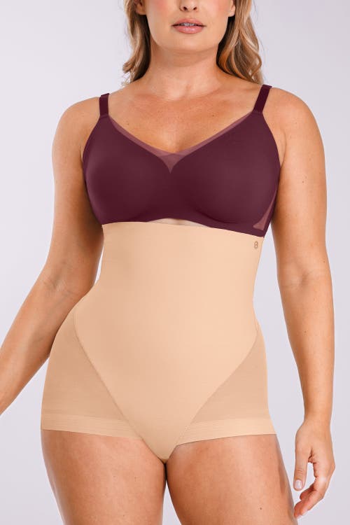 Shapellx Mesh Smooth Butt-lifting Brief In Neutral
