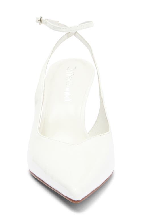 Jeffrey Campbell Executive Ankle Strap Pointed Toe Slingback Pump