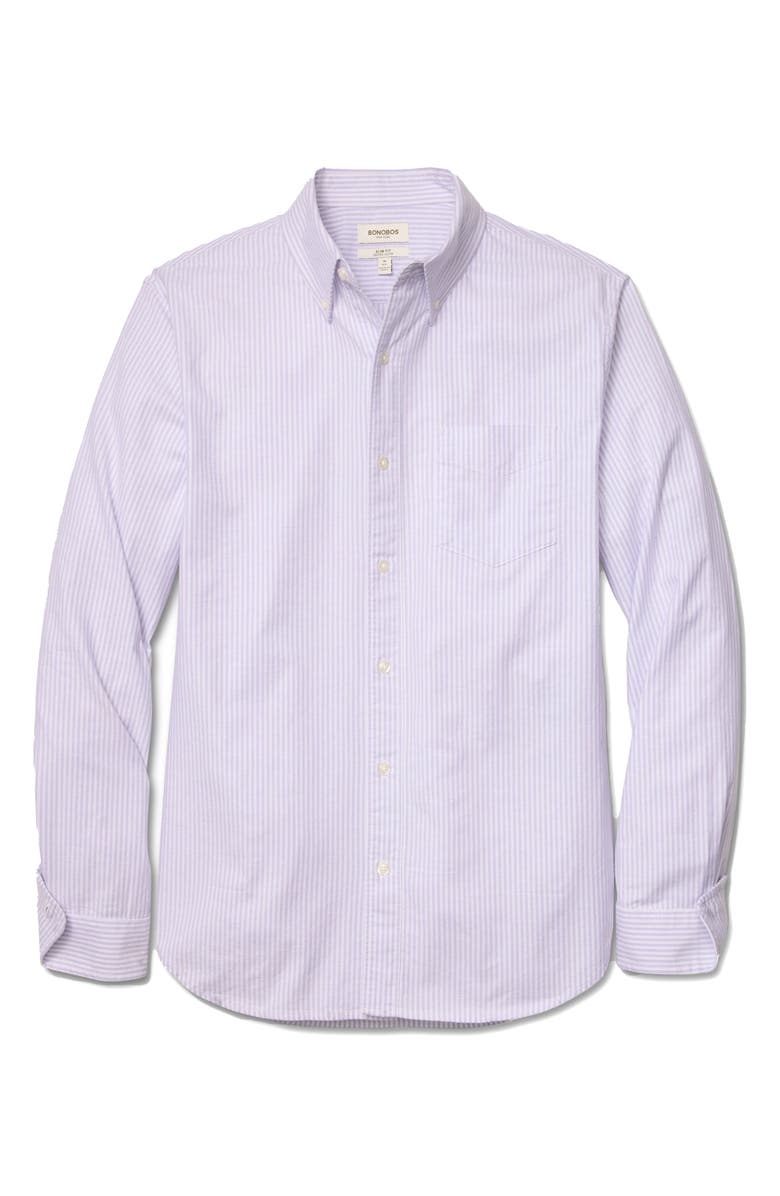 Bonobos Everyday Slim Fit Stripe Cotton Button-Down Oxford Shirt, Alternate, color, Chelsea Stripe C149