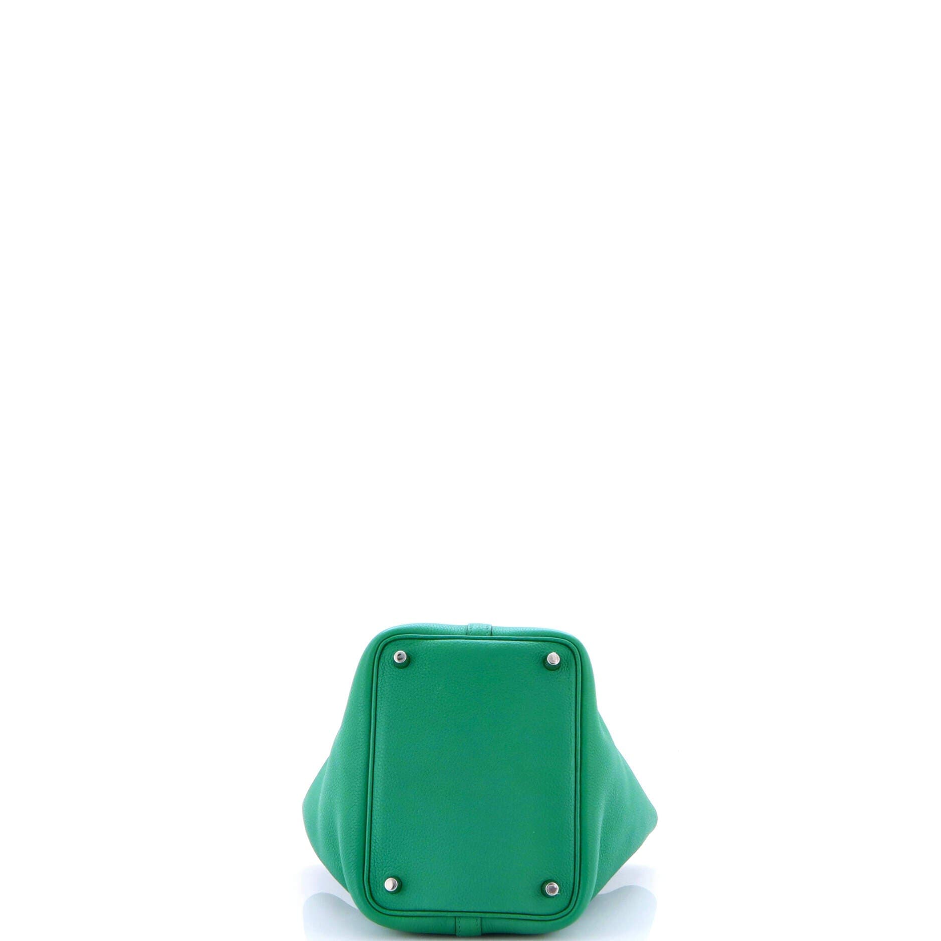 Pre-Owned Hermes Picotin Lock Bag Maurice PM, Alternate, color, Vert Jade