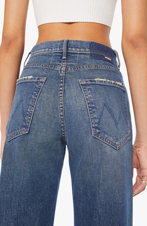 Mother The Dodger Flood Cuff Jean In Toil And Trouble In Blue