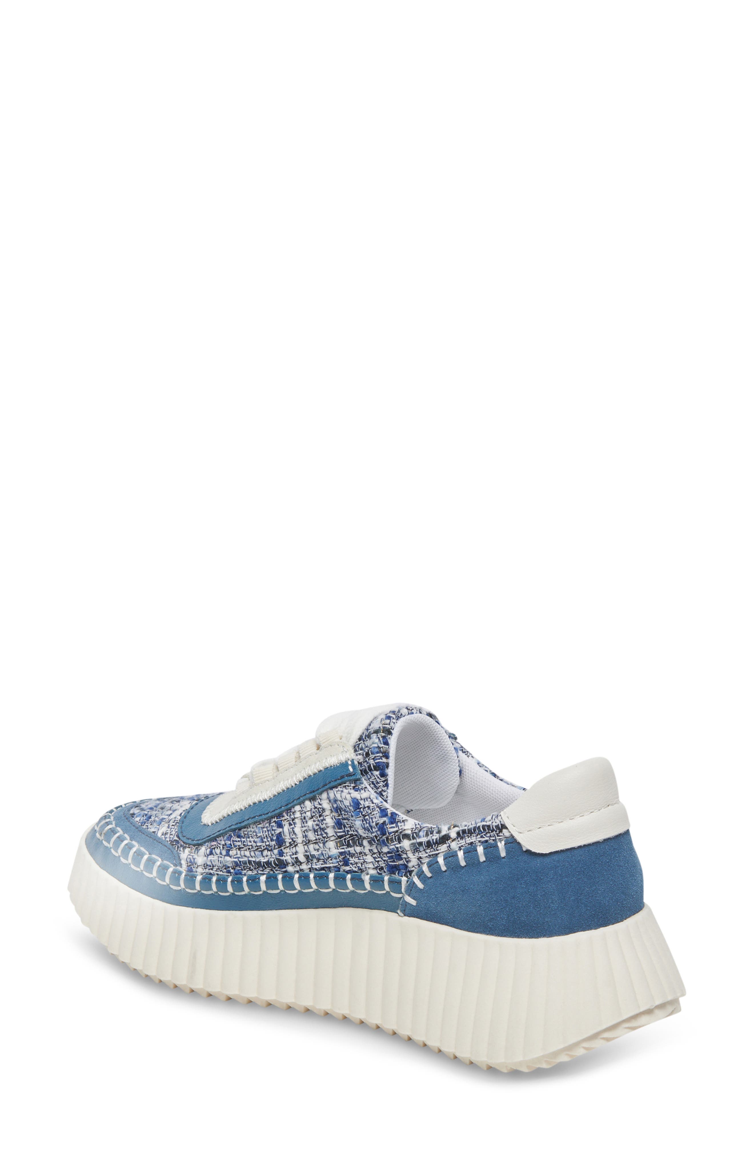Dolen Platform Sneaker, Alternate, color, NAVY MULTI WOVEN