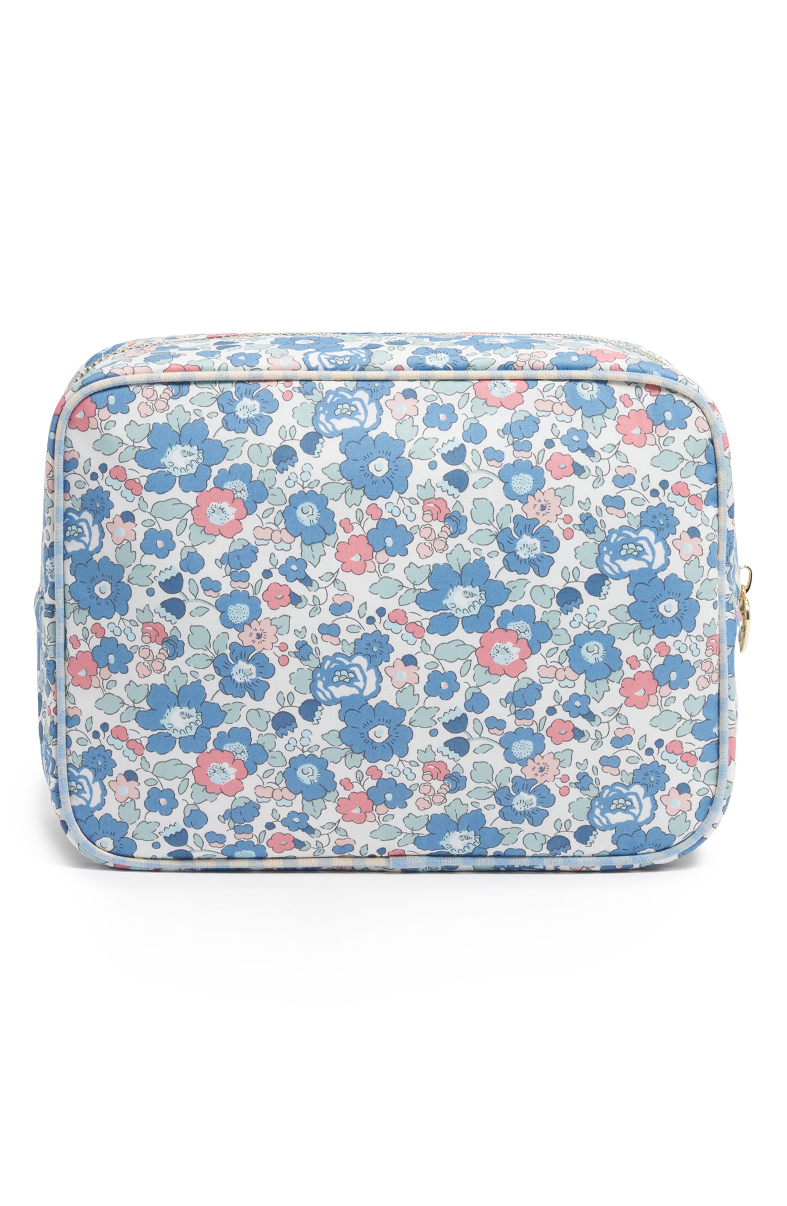 Stoney Clover Lane x Liberty Large Getaway Embroidered Pouch, Alternate, color, Betsy