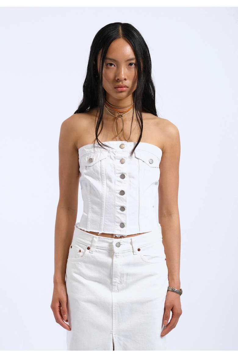 Carli Tube Top, Alternate, color, White
