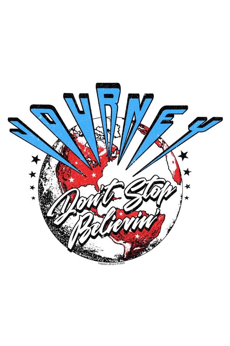 Men's Journey Don't Stop Believin'  Graphic T-Shirt, Alternate, color, White