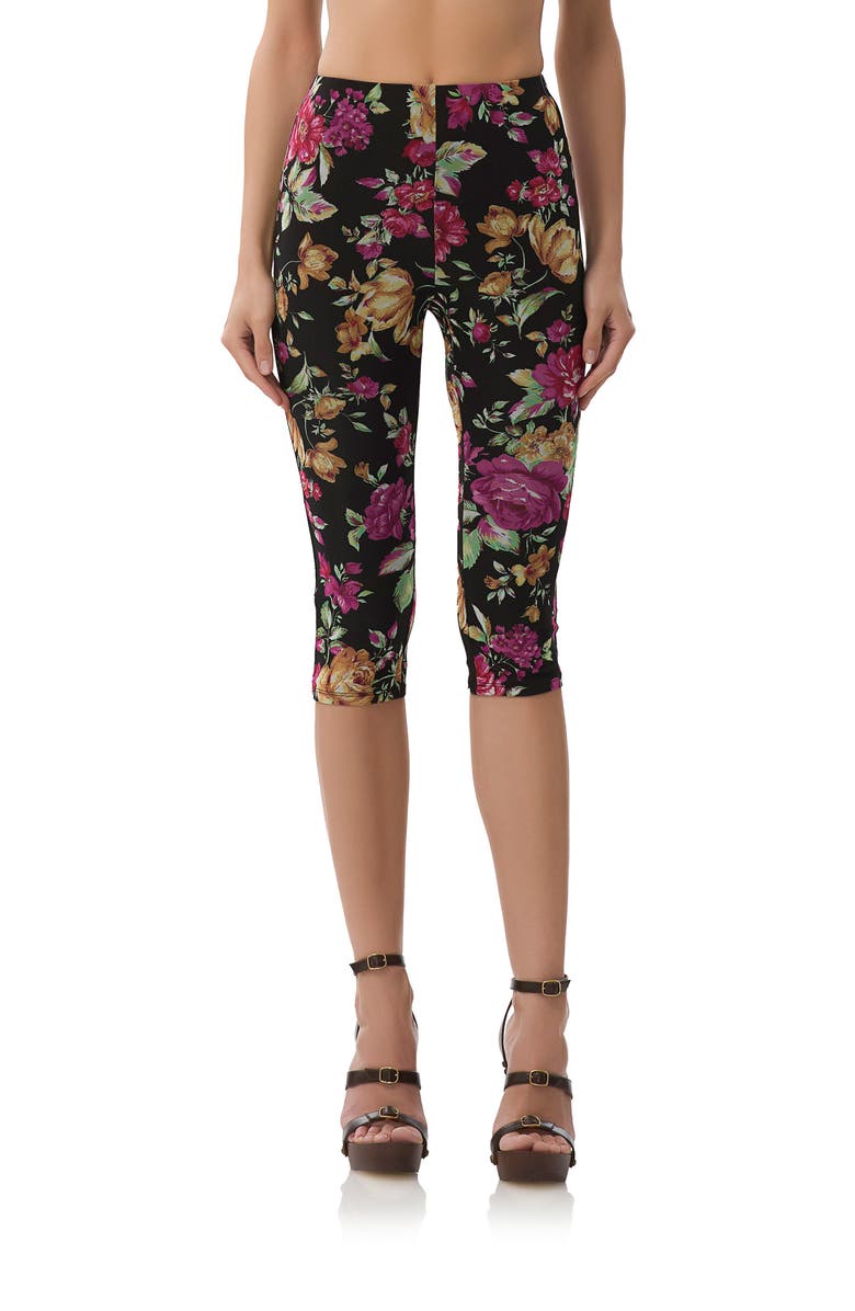 AFRM Gianna Capri Leggings, Main, color, Dusted Floral