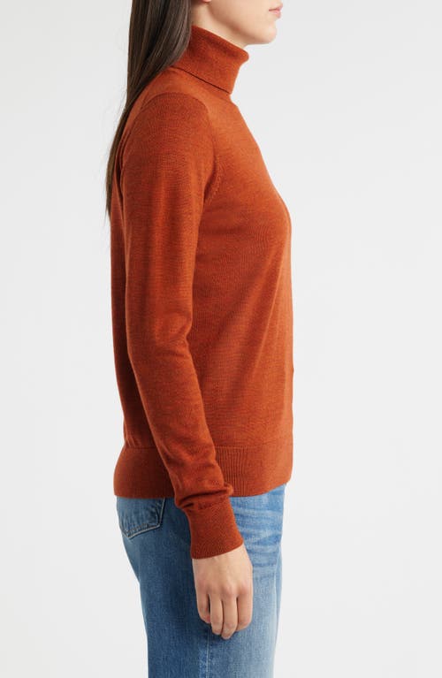Pendleton Merino Wool Turtleneck Sweater In Red