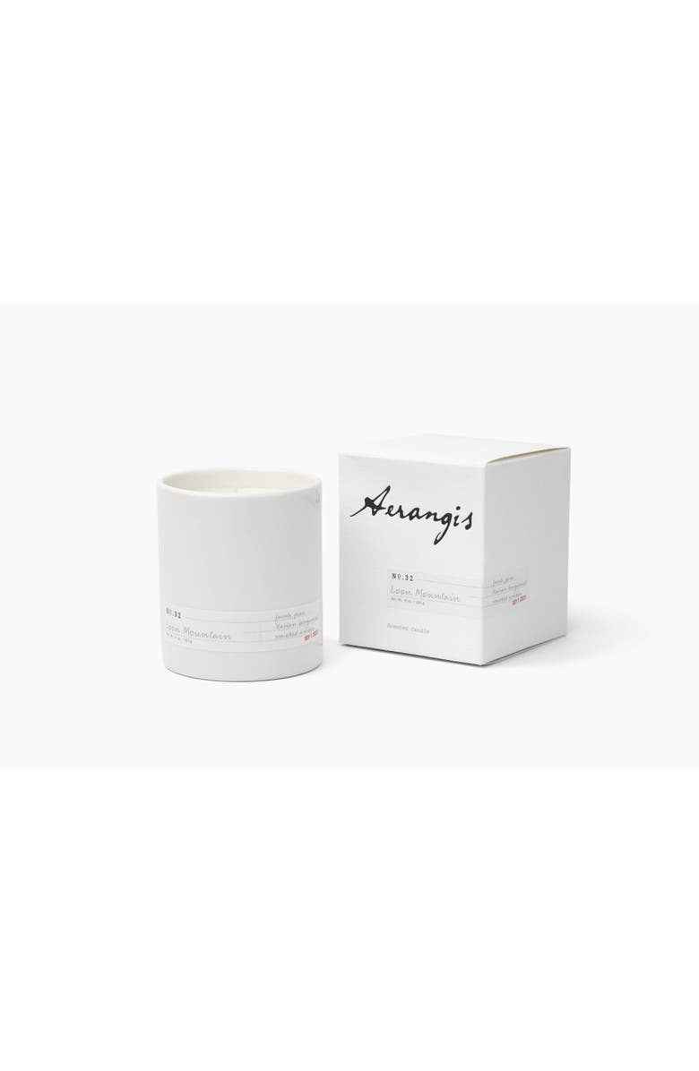 Aerangis No. 32 Loon Mountain Scented Candle, Alternate, color, White