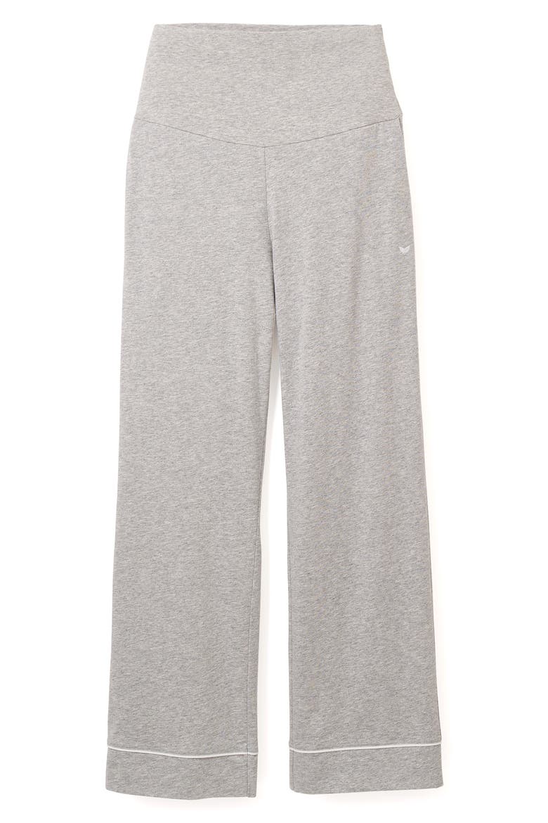 Luxe Pima Cotton Maternity Pants, Main, color, HEATHER GREY