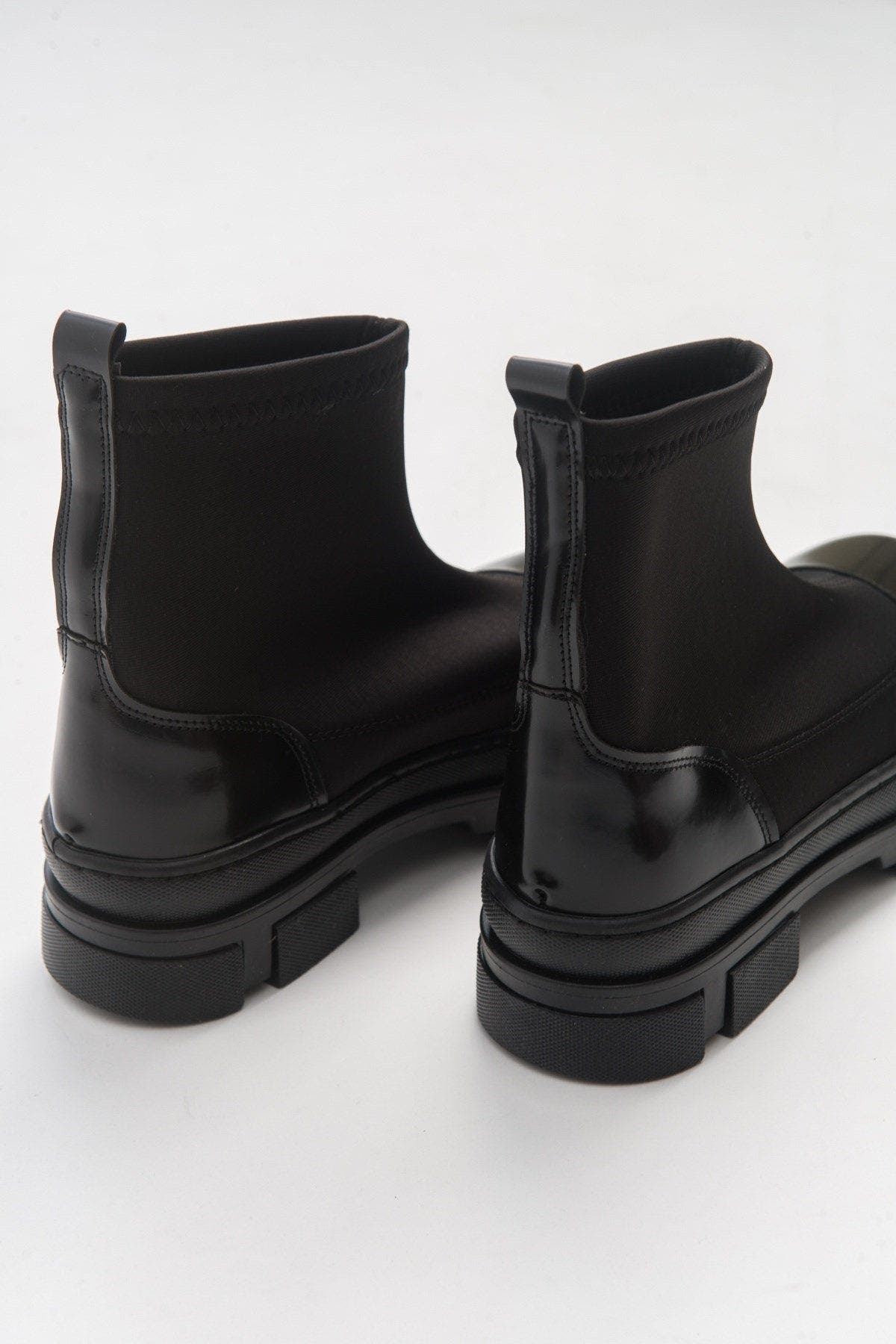 Bendis Scuba Boot, Alternate, color, Black Faux Leather