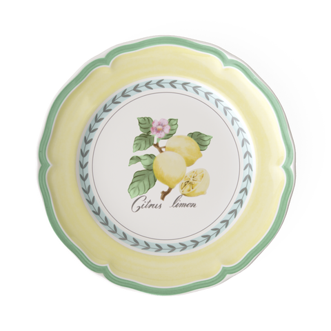 French Garden Valence Lemon Salad Plate