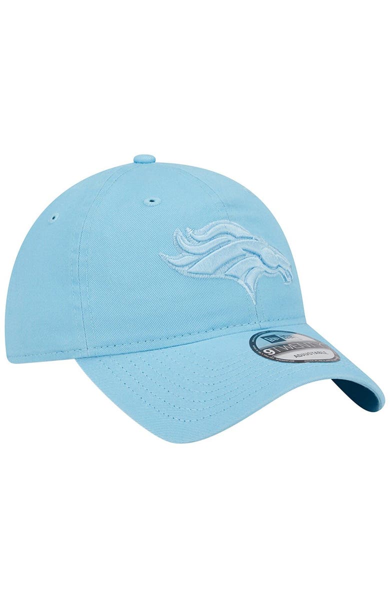 New Era Men's New Era  Light Blue Denver Broncos Core Classic 2.0 Brights 9TWENTY Adjustable Hat, Alternate, color, 