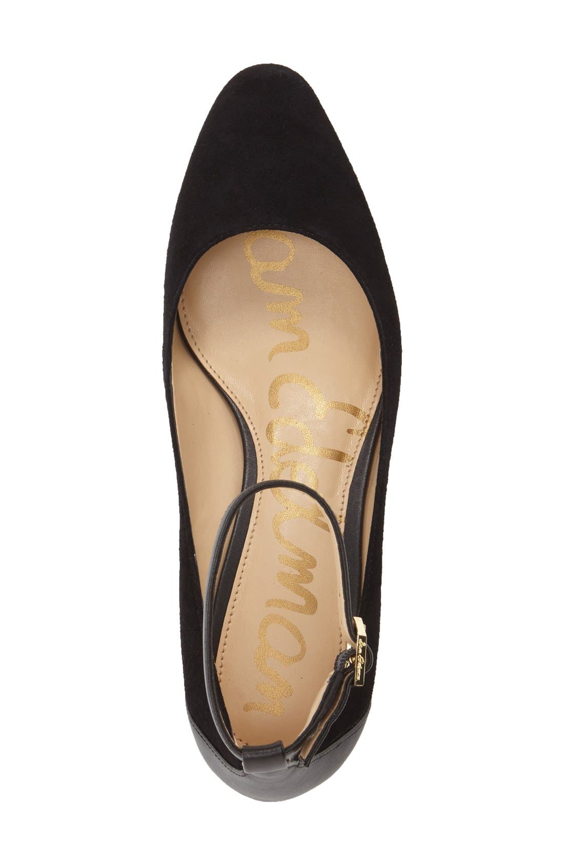 Sam Edelman 'Lola' Ankle Strap Pump, Alternate, color, 