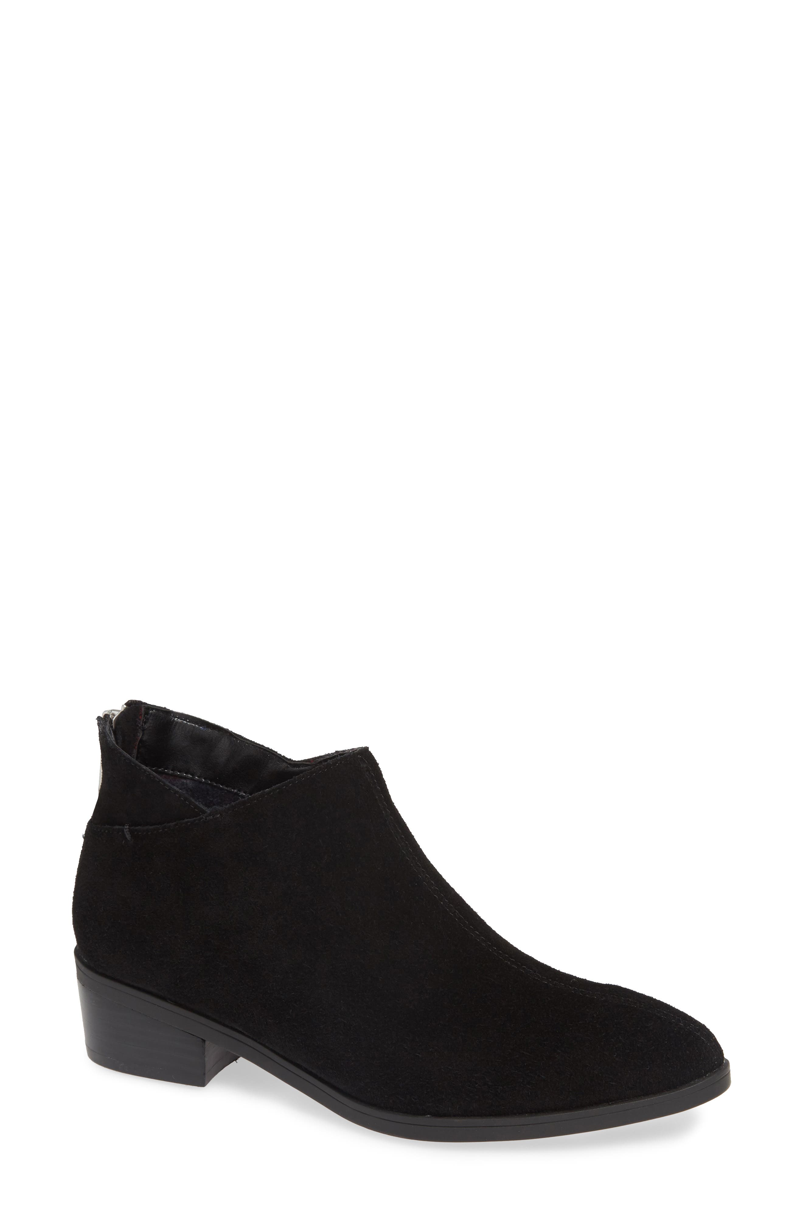 Haven Ankle Bootie, Main, color, BLACK SUEDE