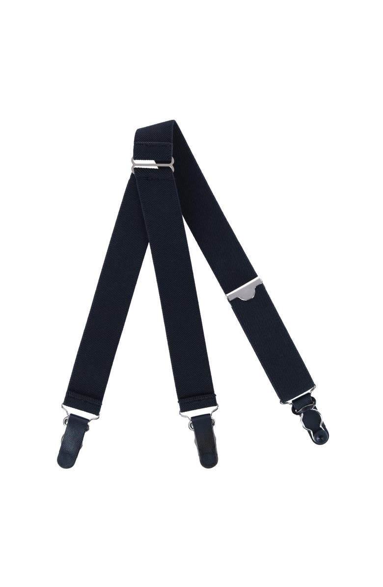 Trafalgar Sutton Elastic Shirt Garters, Alternate, color, Black