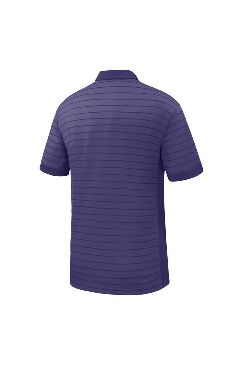 Men's Nike Purple Kansas State Wildcats 2025 Early Season Coaches Sideline Victory Stripe Performance Polo, Alternate, color, Purple