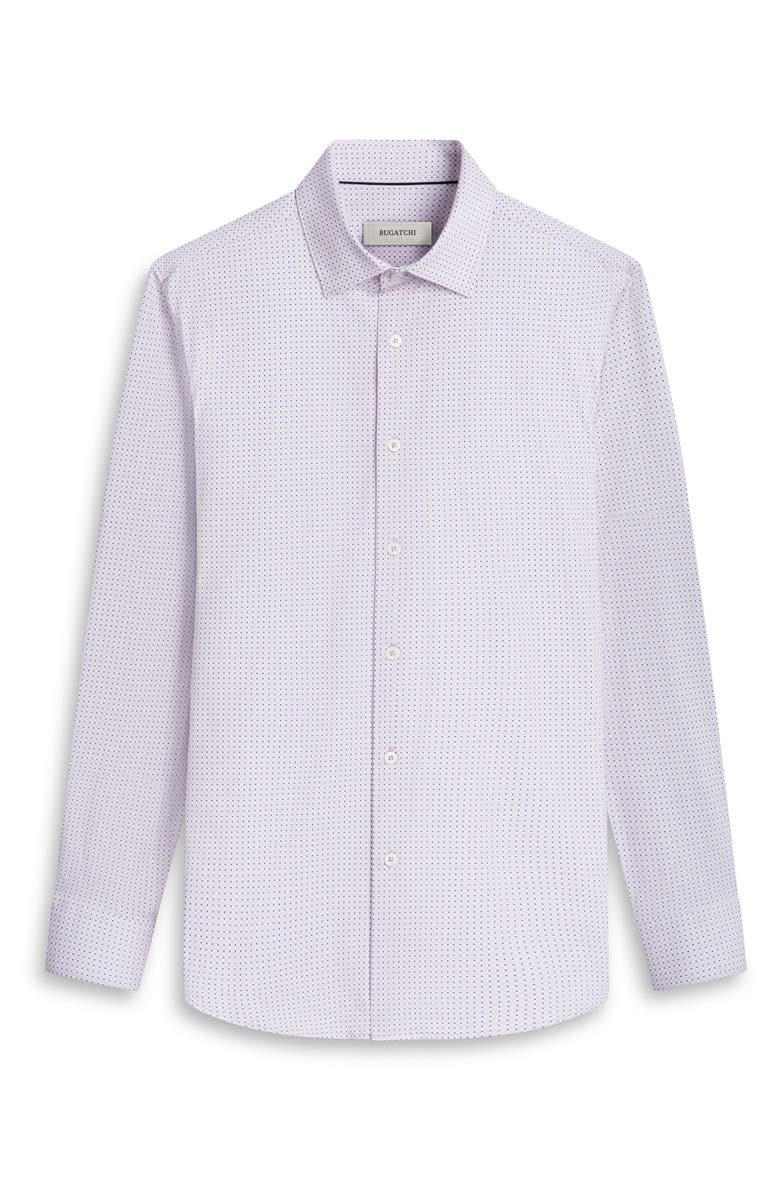 Bugatchi James OoohCotton<sup>®</sup> Mini Check Print Button-Up Shirt, Alternate, color, 