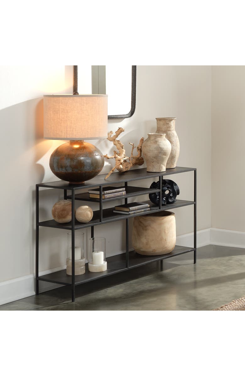 JAMIE YOUNG Ribbon Resin Decorative Sphere, Black, Alternate, color, Black