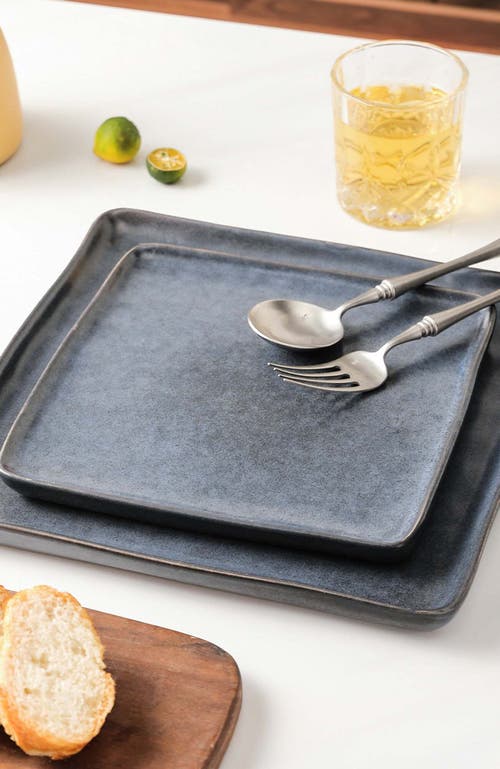 Stone Lain Jonny Stoneware 12-piece Dinnerware Set In Blue