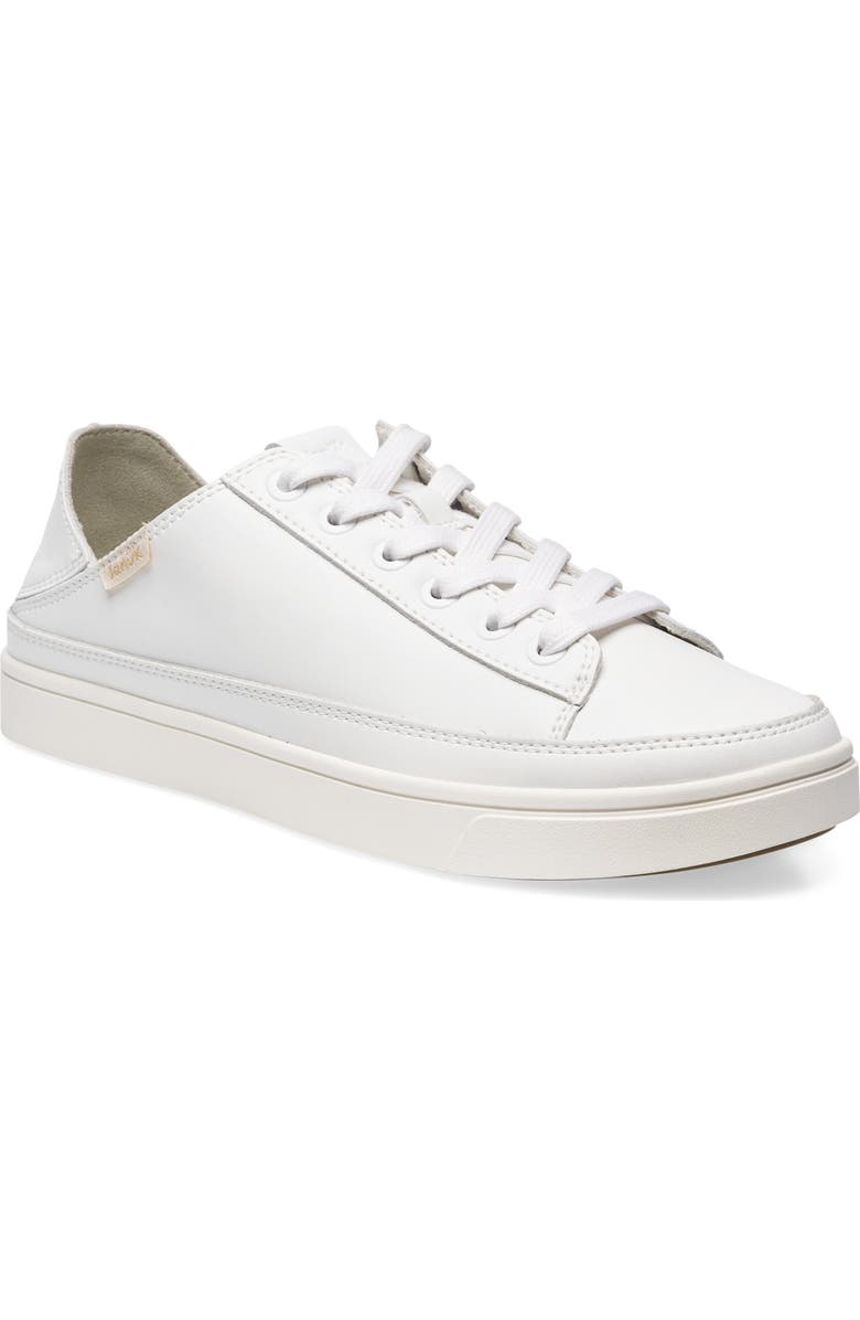 Sanuk Tydal Sneaker, Main, color, White Leather