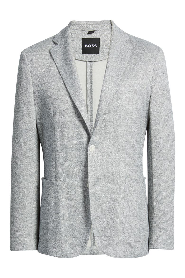 Hanry Slim Fit Knit Cotton Blend Sport Coat, Alternate, color, OPEN BLUE