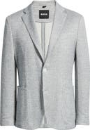 BOSS Hanry Slim Fit Knit Cotton Blend Sport Coat