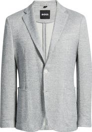 BOSS Hanry Slim Fit Knit Cotton Blend Sport Coat