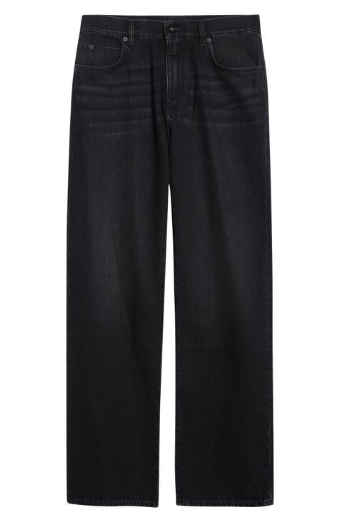 Loose Fit Jeans (Washed Black)