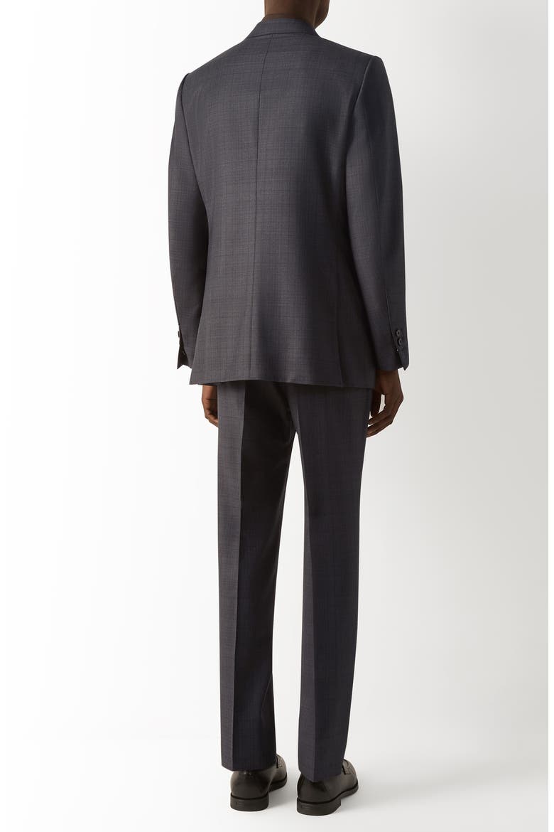 Wool Two Piece Suit, Alternate, color, DARK GREY