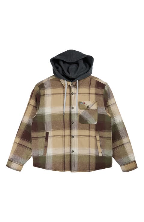 Mantra Hooded Insulated Flannel Jacket