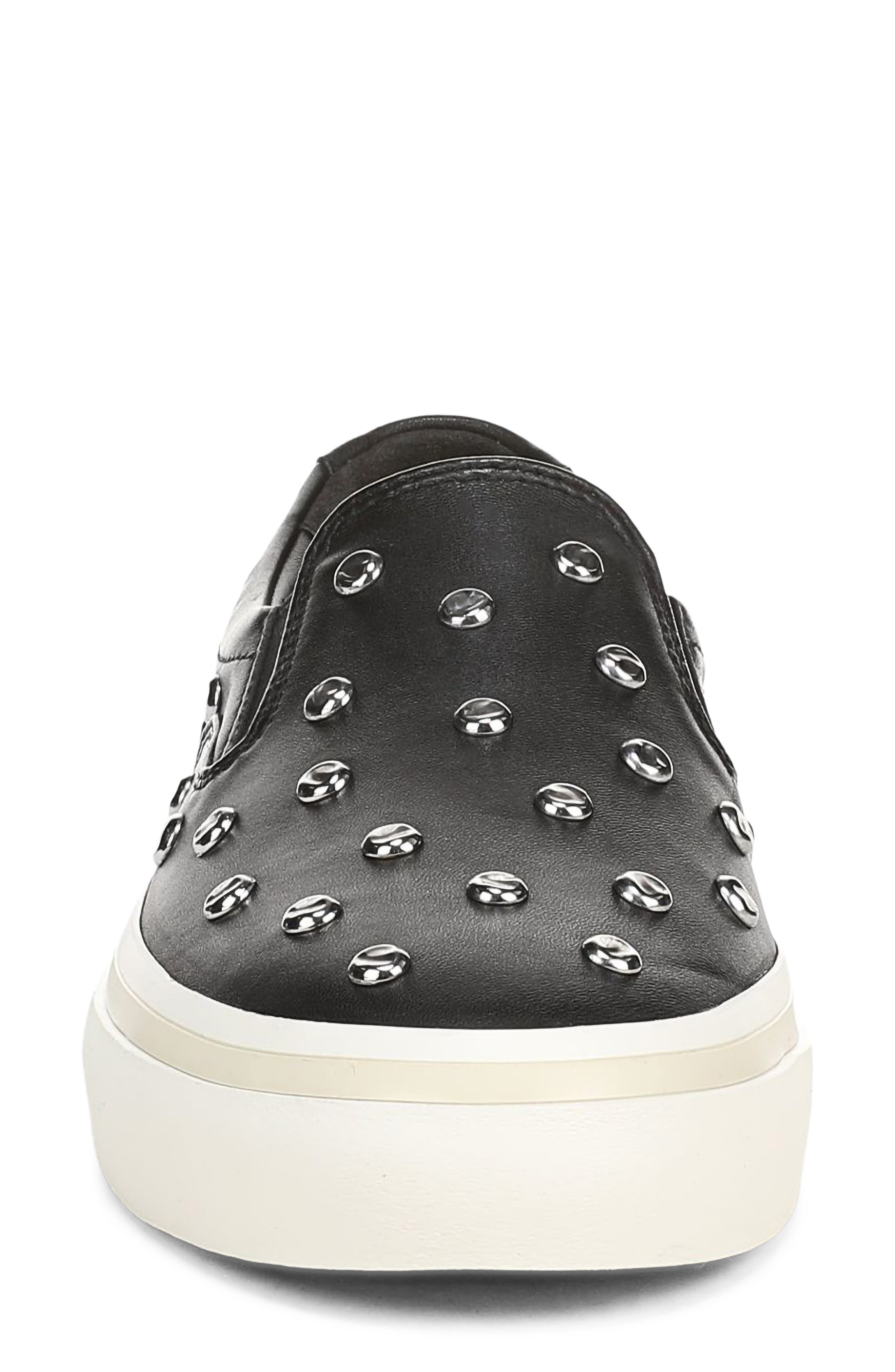 Blair Studded Slip On Sneaker, Alternate, color, BLACK