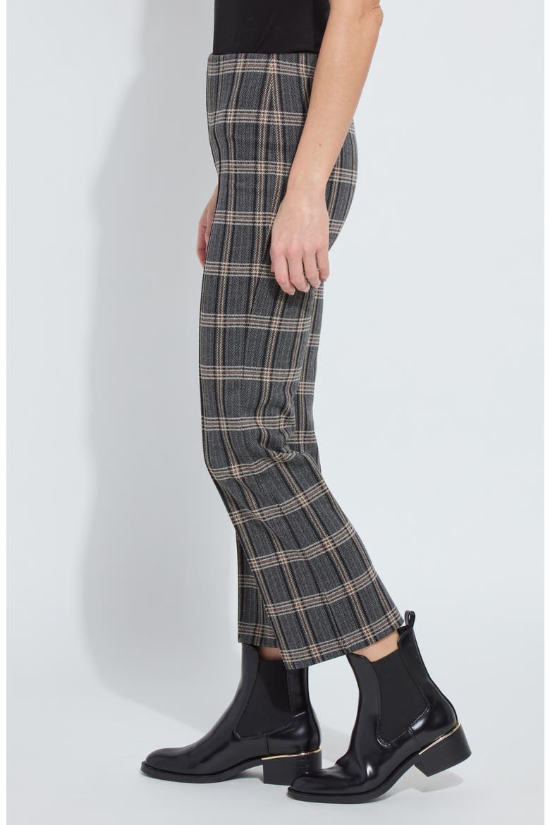 Elysse Plaid High Waist Ankle Pants, Alternate, color, EQUEST PLD